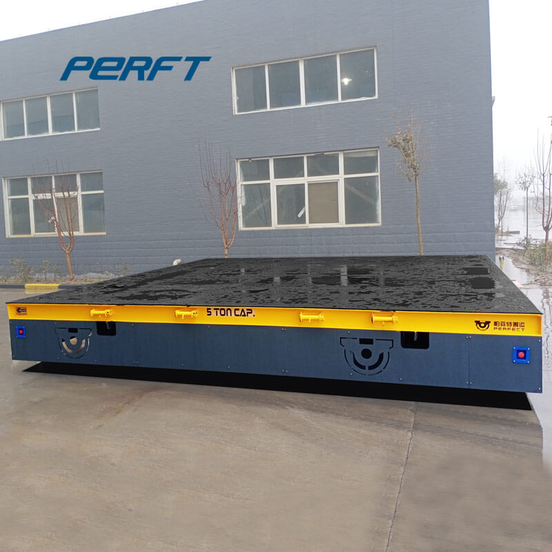 motorized rail transfer cart indoor